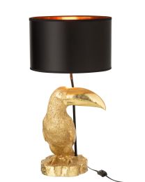 Lamp Toekan Poly Goud/zwart