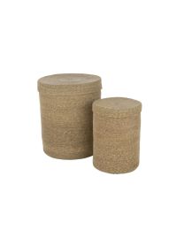 Set Van 2 Manden Hoog Marie Zeegras Naturel