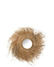 Spiegel Rond Gras Naturel