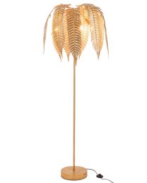 Lamp Bladeren Metaal Goud