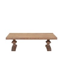 Salontafel Teak Met Kloosterpoot