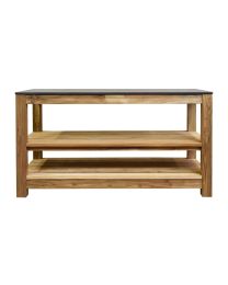Buitenkeuken In Teak, Grill Tafel