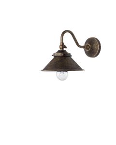 Wandlamp In Antiek Bronzen Afwerking