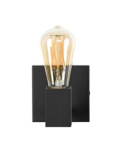 Stijlvolle Wandlamp Zwarte Afwerking