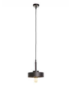 Hanglamp 1 Lichtpunt Zwart  Gouden Binnenkant