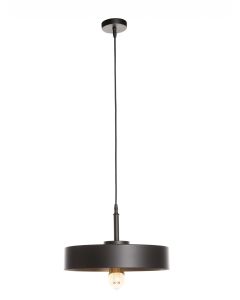 Hanglamp 1 Lichtpunt Zwart  Gouden Binnenkant