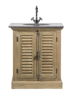 Landelijk Badmeubel 75cm Met 1 Wasbak Tudor