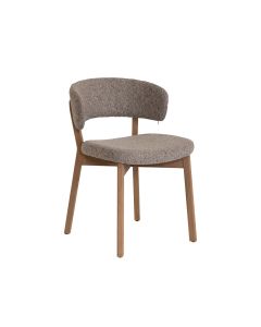 Eiken Stoel Taupe - Per 2